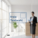gestalten Sie selbst-Praxisschild-Acrylglas-Folie  in 130 x 200 mm