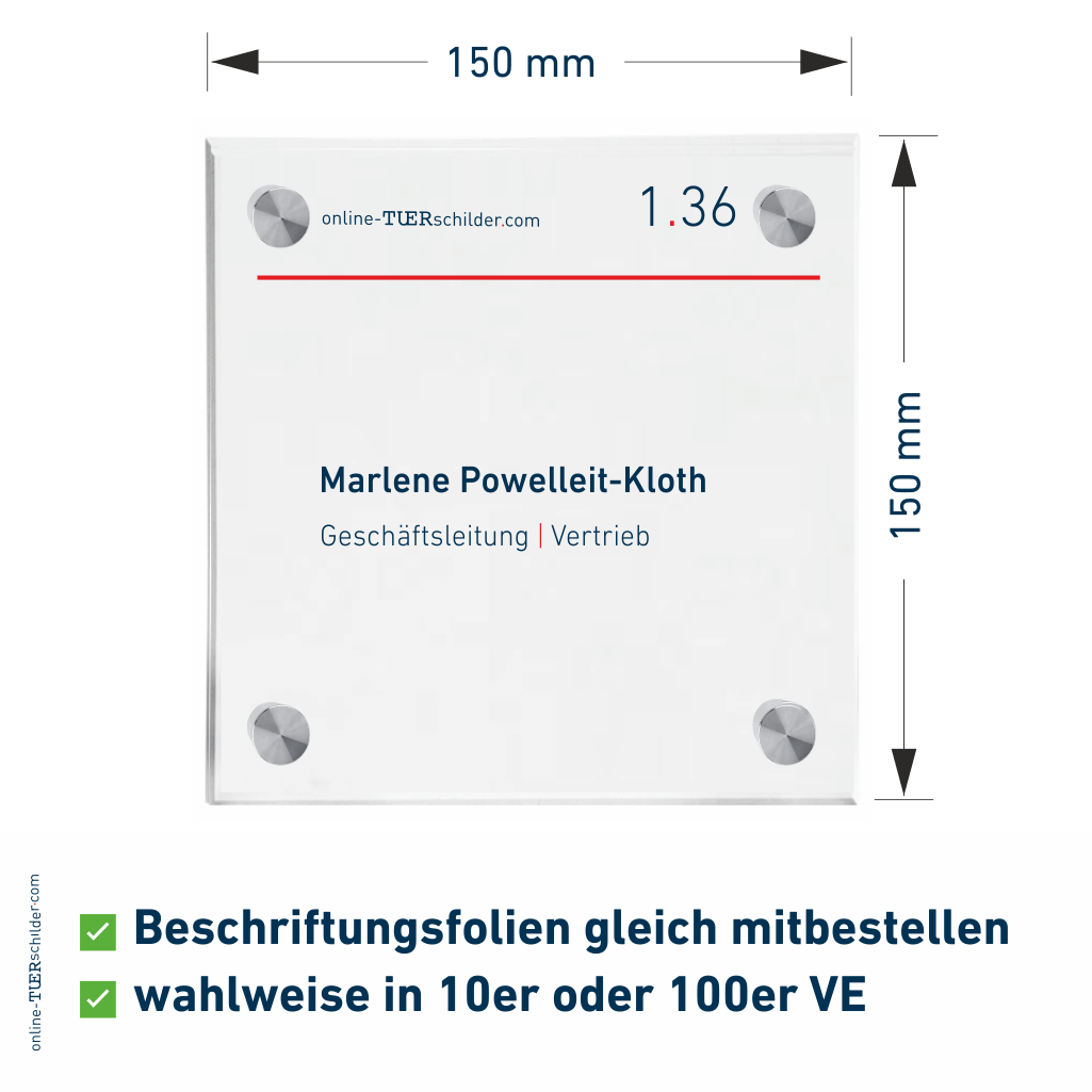 Türschilder für Ihr Büro Kosel 13