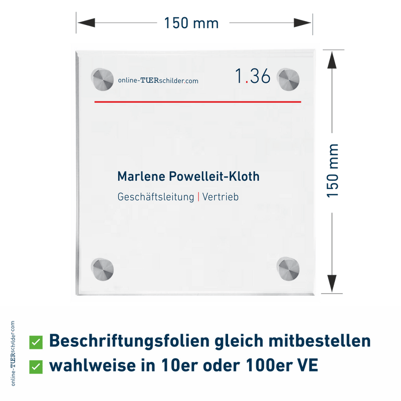 Türschilder für Ihr Büro Kosel 13