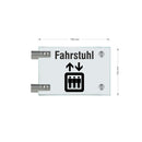 Fahnenschilder Fahrstuhl Piktogramm 12