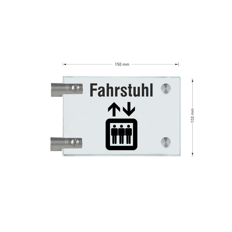Fahnenschilder Fahrstuhl Piktogramm 12