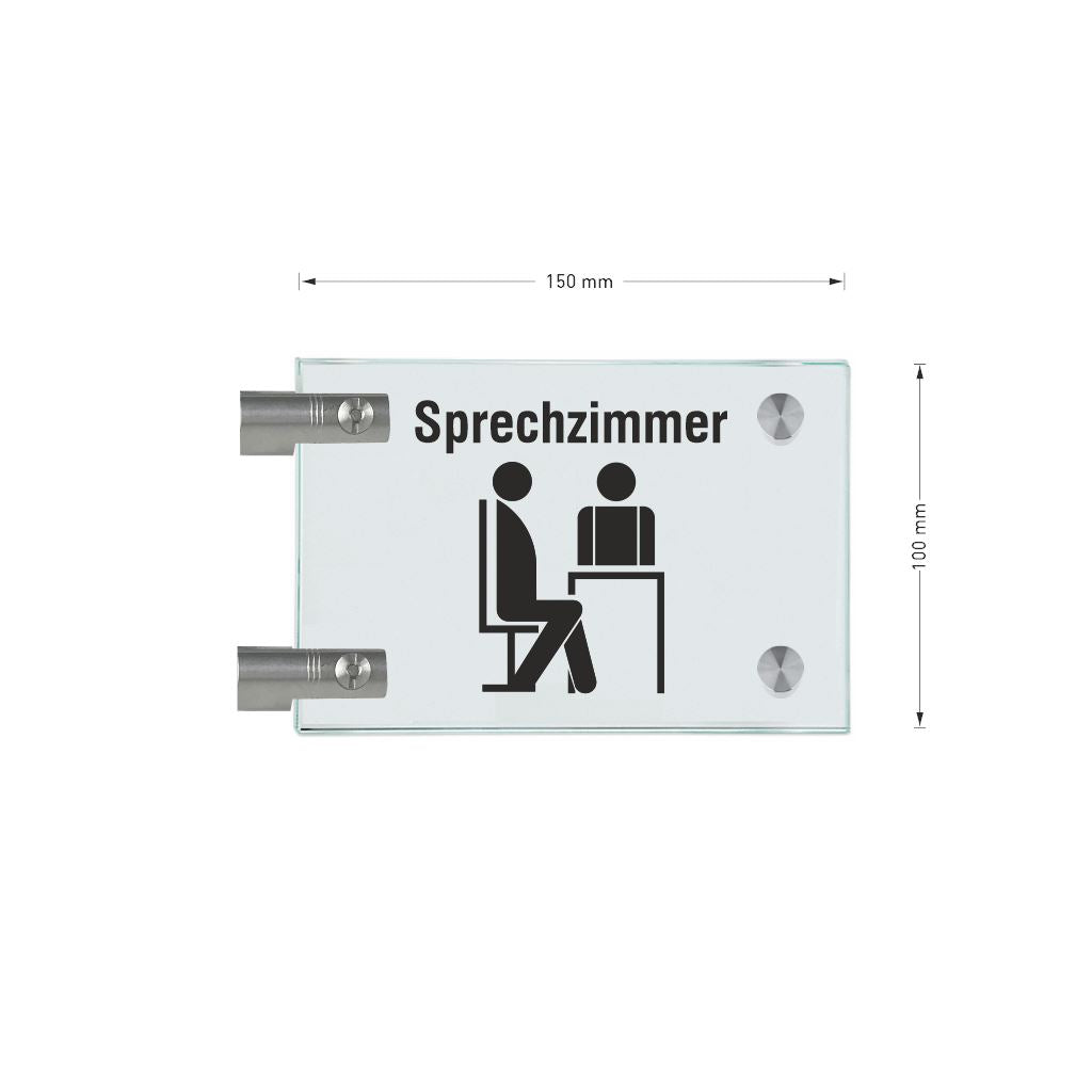 Fahnenschilder Sprechzimmer 2