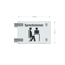 Fahnenschilder Sprechzimmer 2