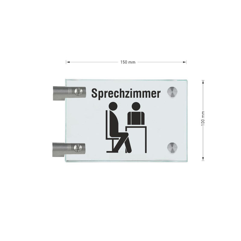 Fahnenschilder Sprechzimmer 2