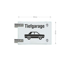 Fahnenschilder Tiefgarage 12