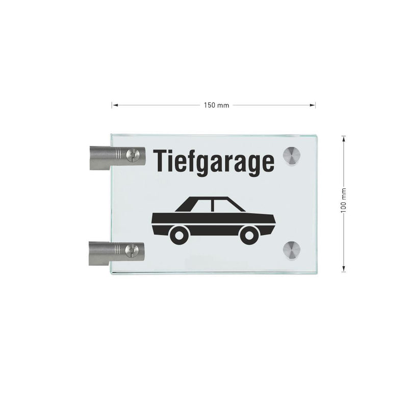 Fahnenschilder Tiefgarage 12
