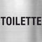 Piktogramm Toilette Edelstahl Piktogramme Toilette online-tuerschilder.com 70x70mm 