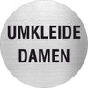 Pikto Umkleide Damen Text