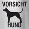 Piktogramm Vorsicht Hund aus Edelstahl Piktogramme Vorsicht Hund online-tuerschilder.com 70x70mm 