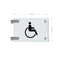 Fahnenschild Behindertengerechtes WC 3