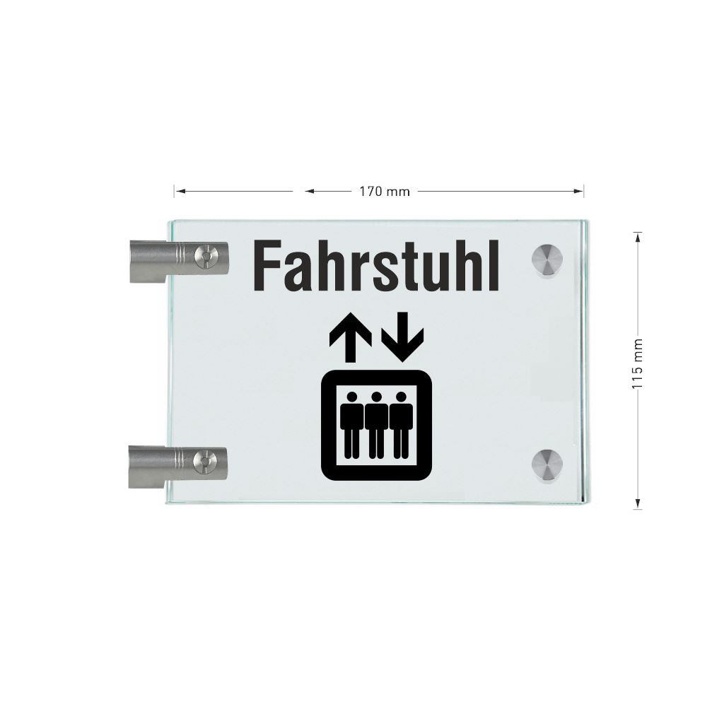 Fahnenschilder Fahrstuhl Piktogramm 13
