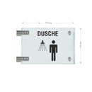 Fahnenschilder Dusche Herren  13
