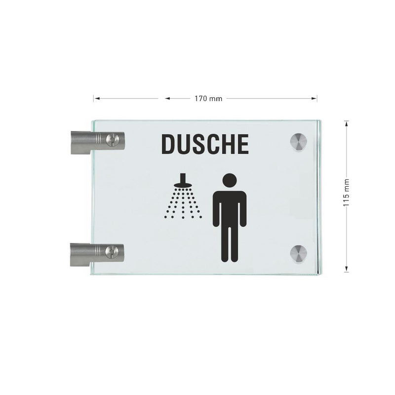 Fahnenschilder Dusche Herren  13