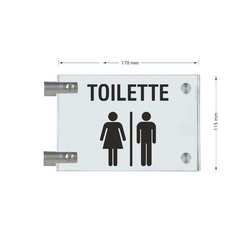 Fahnenschilder Toiletten 13