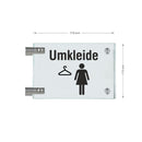 Fahnenschilder Umkleide Damen 13