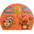 Türschild aus Keramik Einem Jungen zur Geburt personalisiert Türschild  Terracotta 