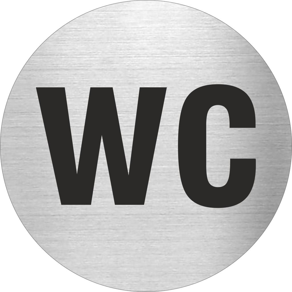 Piktogramme WC  Ø 60mm 