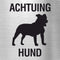 Piktogramme Achtung Hund aus Edelstahl Piktogramme Achtung Hund online-tuerschilder.com 70x70mm 