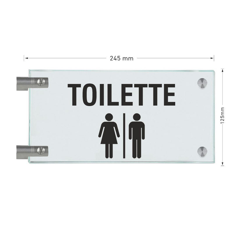 Fahnenschilder Toiletten 14