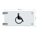Fahnenschild Behindertengerechtes WC 4