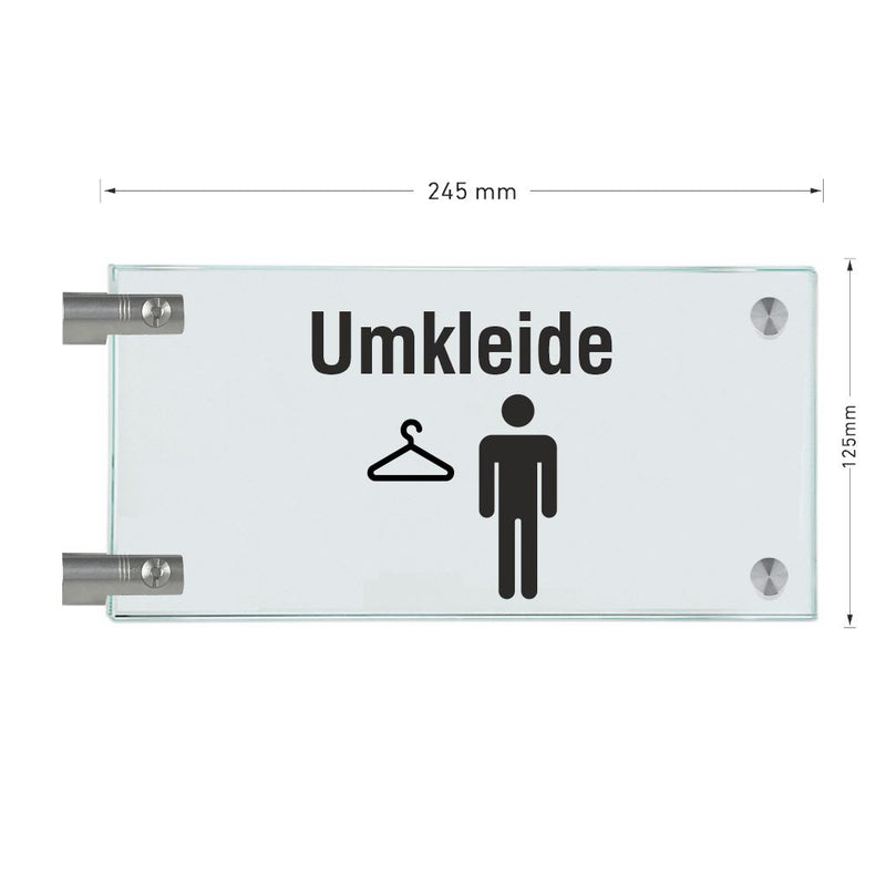 Fahnenschilder Umkleide Herren 4