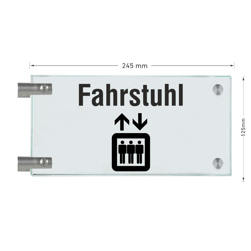 Fahnenschilder Fahrstuhl Piktogramm 14
