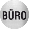 Piktogramm Büro aus Edelstahl