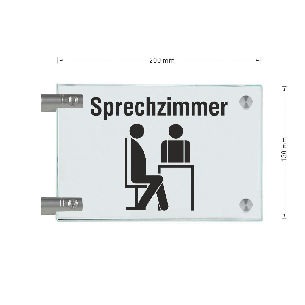 Fahnenschilder Sprechzimmer 5