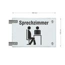 Fahnenschilder Sprechzimmer 5