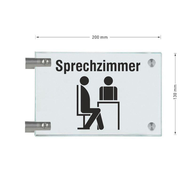 Fahnenschilder Sprechzimmer 5