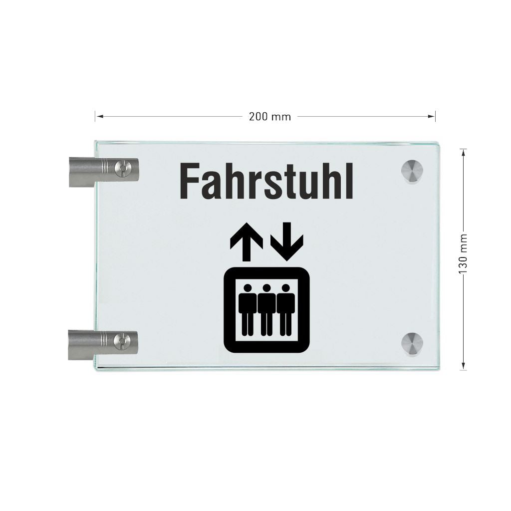 Fahnenschilder Fahrstuhl Piktogramm 15
