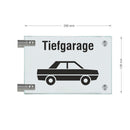 Fahnenschilder Tiefgarage 15