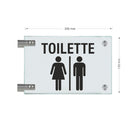 Fahnenschilder Toiletten 5