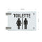 Fahnenschilder Toiletten 5