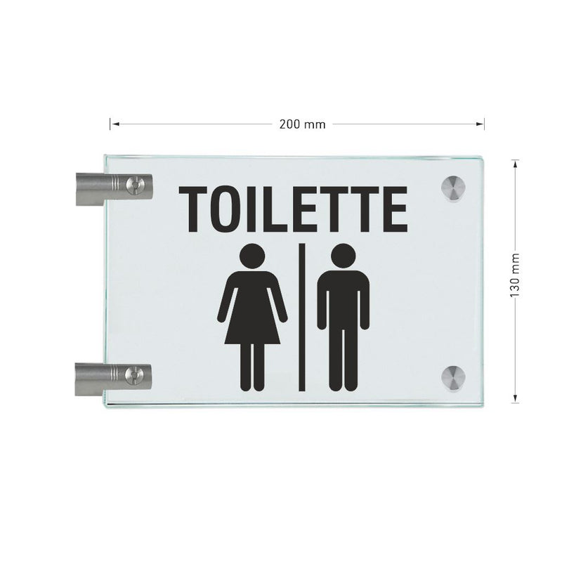 Fahnenschilder Toiletten 5