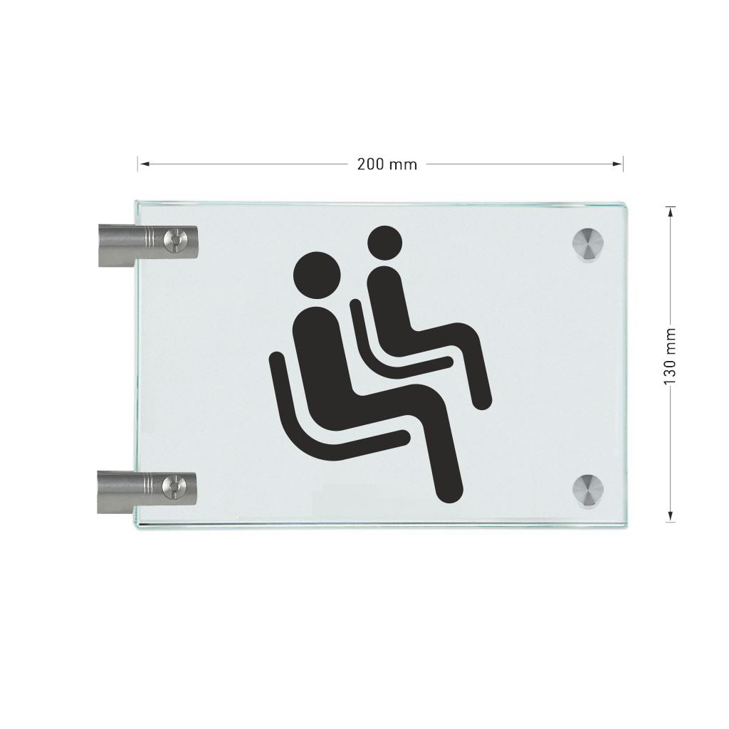 Fahnenschilder Wartezimmer 15