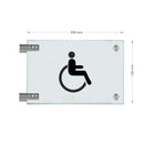 Fahnenschild Behindertengerechtes WC 5