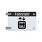 Fahnenschild Fahrstuhl mit Balken, 2 Scheiben mit Glasverbinder 8
