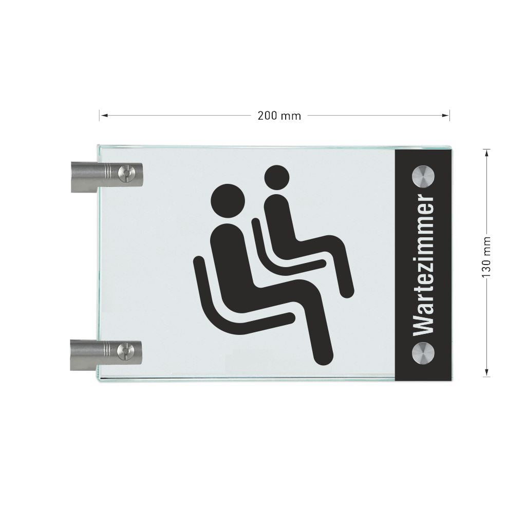 Fahnenschilder Wartezimmer 19