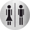 Hinweisschild WC Damen und Herren modern