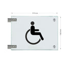 Fahnenschild Behindertengerechtes WC 6