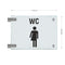 Fahnenschilder Gender WC Piktogramm und Text ,  5