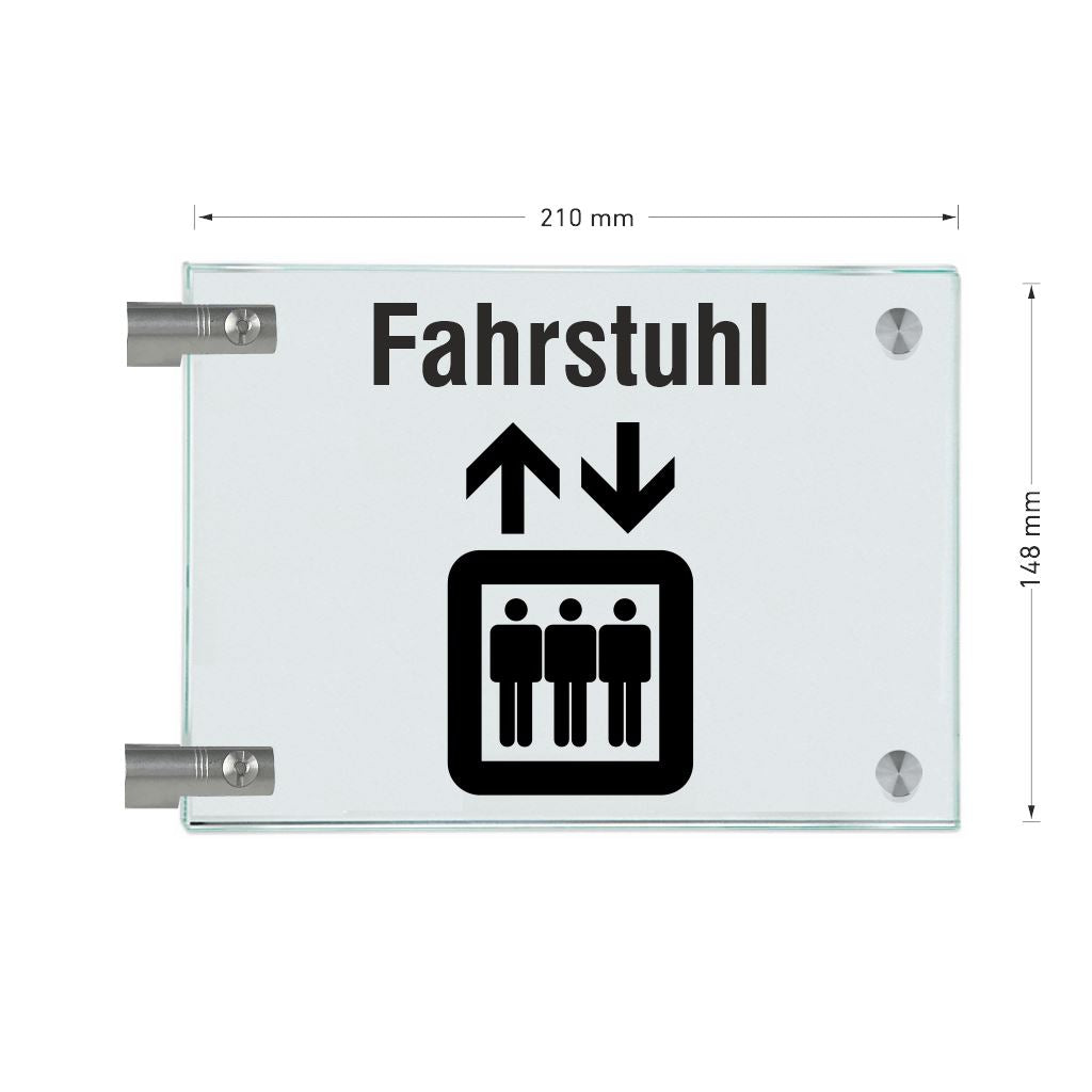 Fahnenschilder Fahrstuhl Piktogramm 16