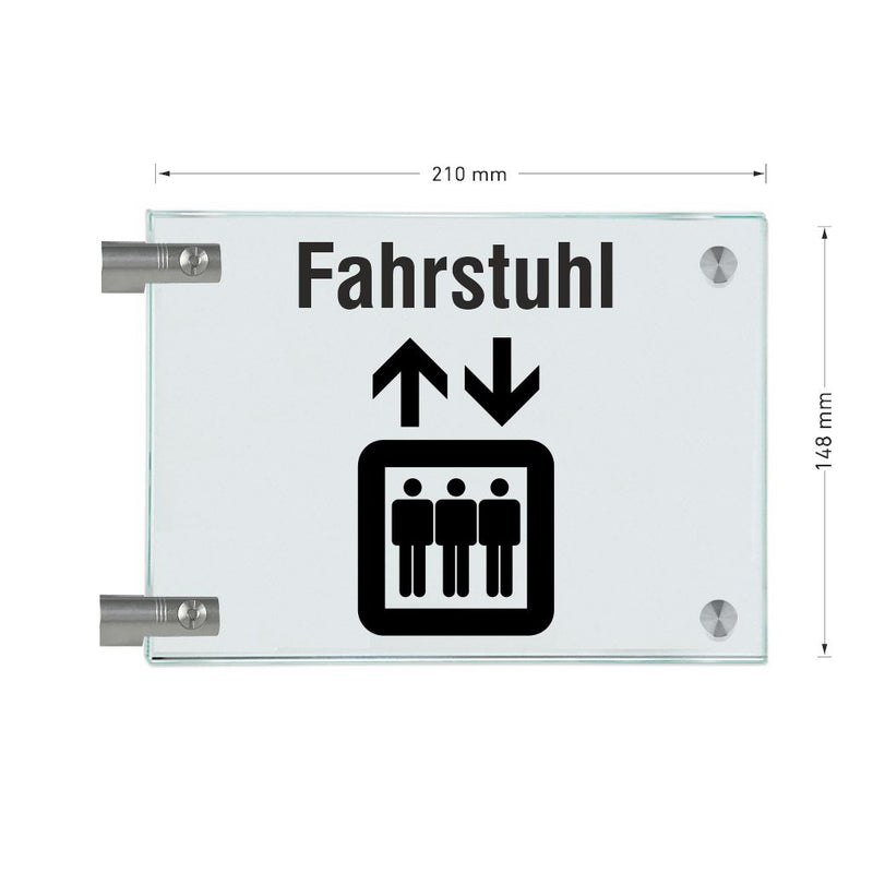 Fahnenschilder Fahrstuhl Piktogramm 16