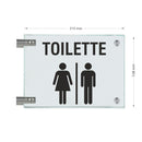 Fahnenschilder Toiletten 6
