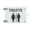 Fahnenschilder Toiletten 6