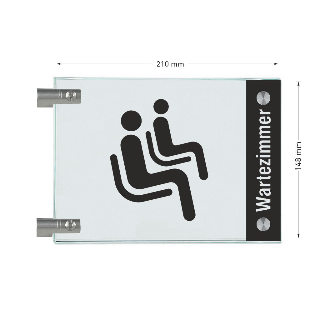 Fahnenschilder Wartezimmer 11