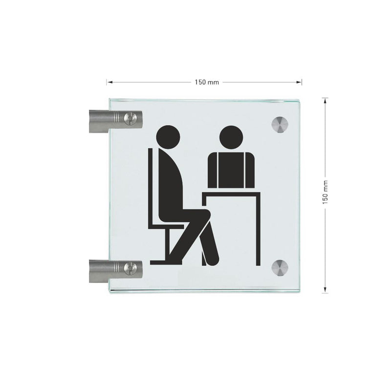 Fahnenschilder Sprechzimmer 15