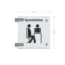 Fahnenschilder Sprechzimmer 6