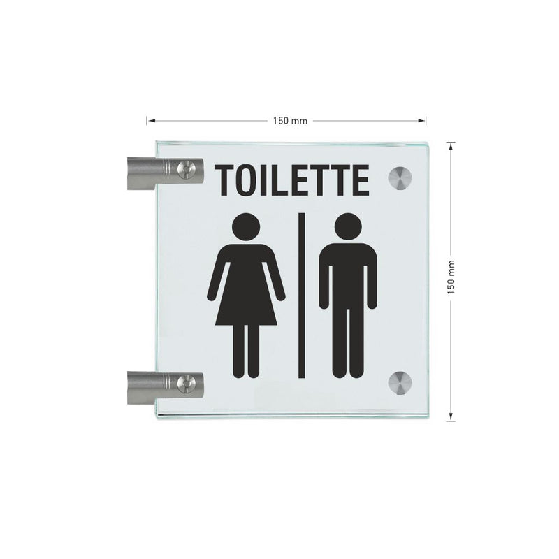 Fahnenschilder Toiletten 7